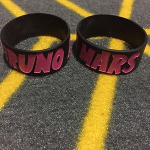 2 Bruno Mars Concert Bracelets